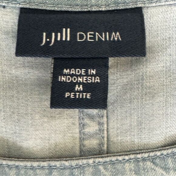 J.jill denim indigo how-low dress size MP - Picture 13 of 13